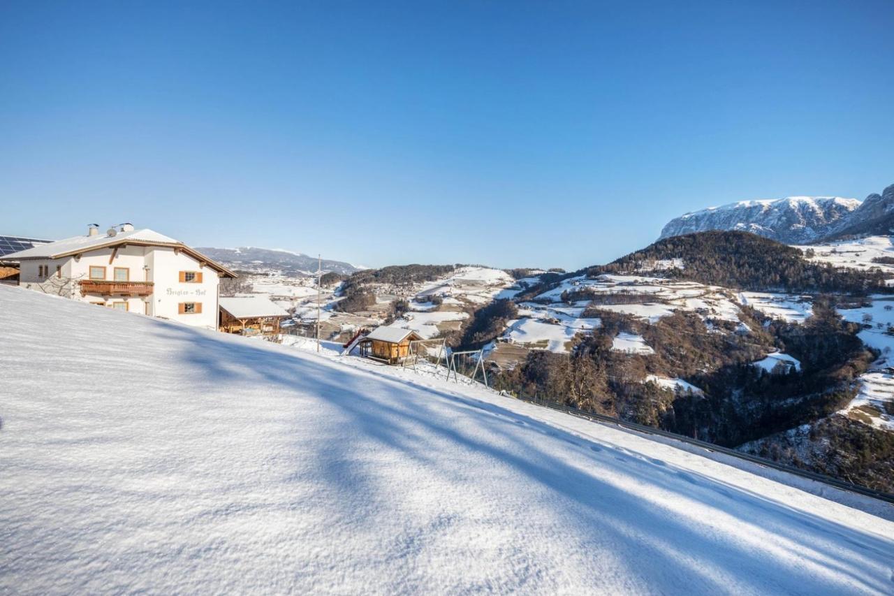 Wohnung Schlern Heigler Hof Collepietra  Buitenkant foto