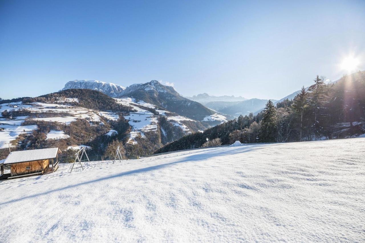 Wohnung Schlern Heigler Hof Collepietra  Buitenkant foto