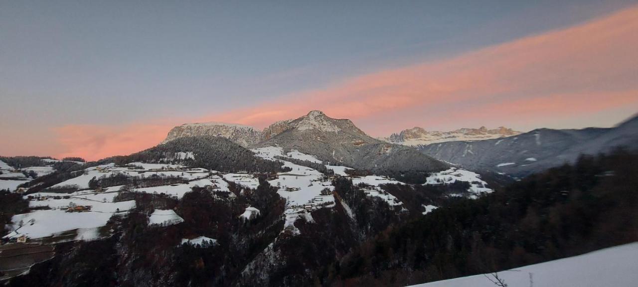 Wohnung Schlern Heigler Hof Collepietra  Buitenkant foto