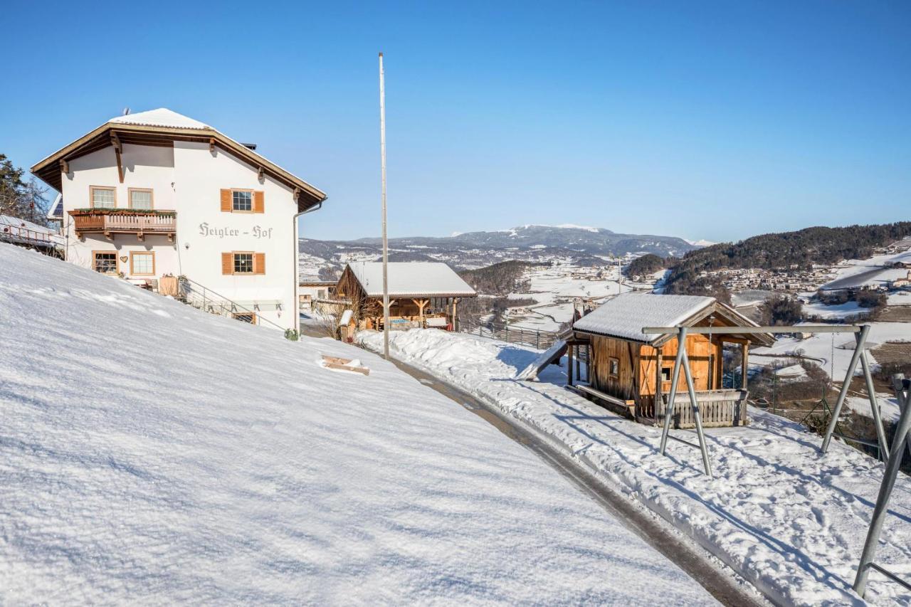 Wohnung Schlern Heigler Hof Collepietra  Buitenkant foto